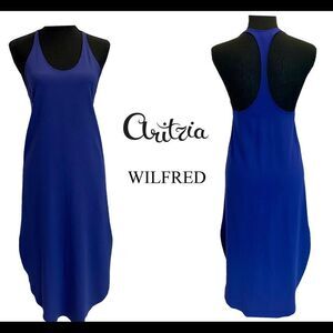 ARITZIA Wilfred blue sleeveless dress Sz XXS